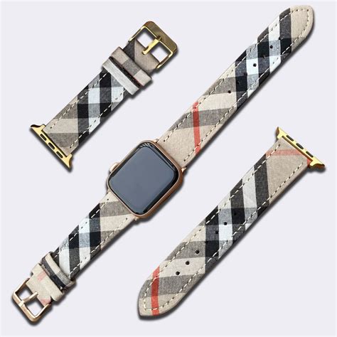 apple watch 7 burberry band|burberry apple watch band 44mm.